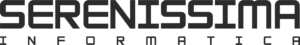 Logo Serenissima Informatica negativo per Footer
