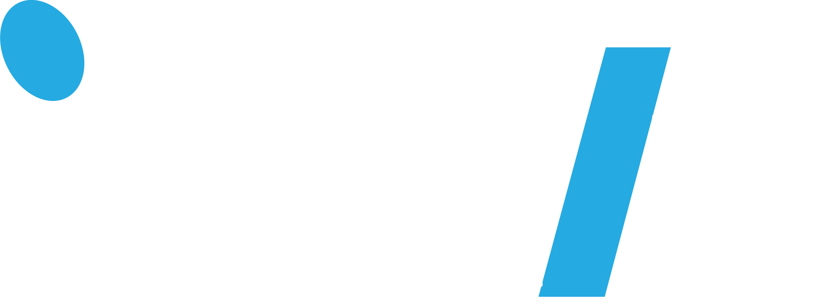 Logo i Selz bianco